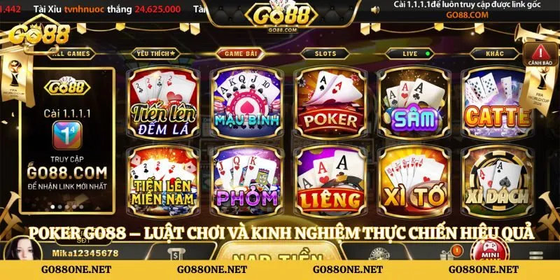 Poker Go88 – Luật Chơi Và Kinh Nghiệm Thực Chiến Hiệu Quả